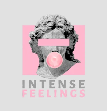 Термоналіпка "Intense feelings" 21,5*29 см рожевого кольору
