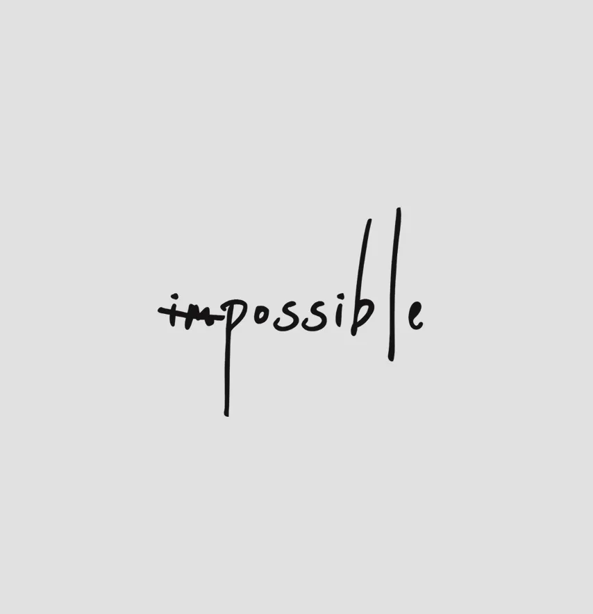 Термоналіпка "Impossible" 8*6,3 см чорного кольору-0