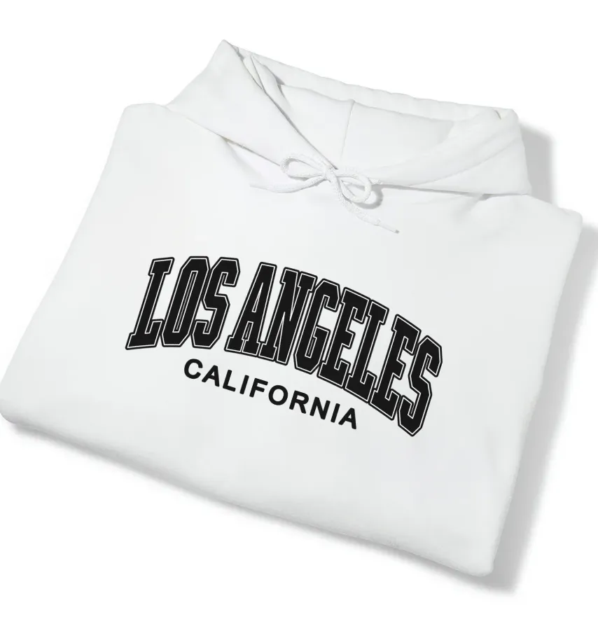 Термоналіпка "Los Angeles" 25*11 см чорного кольору-1