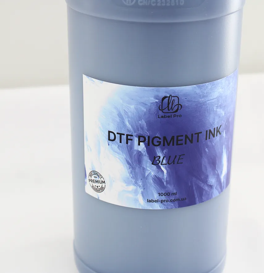 Пигментные чернила синего цвета для профессиональной DTF-печати-2