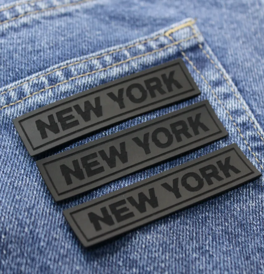 Нашивка "New york" 75*18 мм чорного кольору-1
