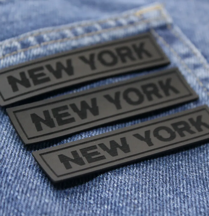 Нашивка "New york" 75*18 мм чорного кольору-2
