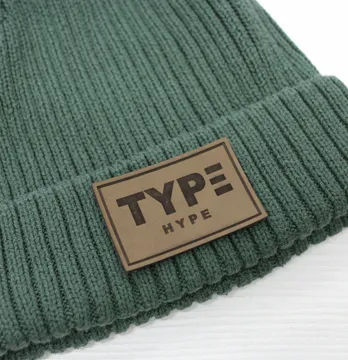 Нашивка "TYPE" 60*40мм коричнево-песчаного цвета