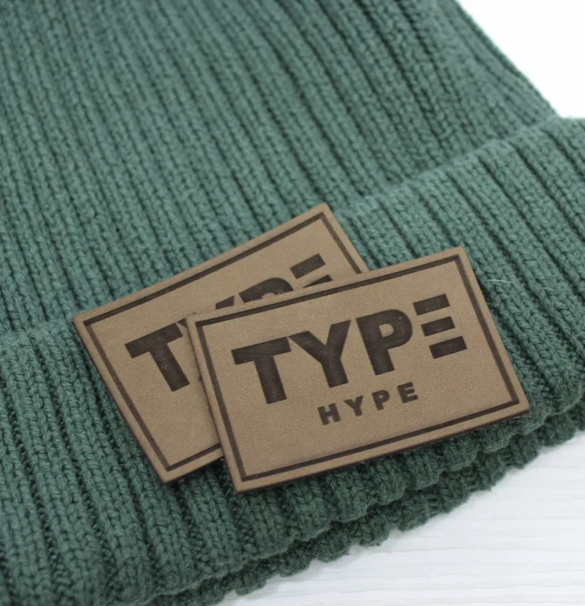 Нашивка "TYPE" 60*40 мм пісочного кольору-1