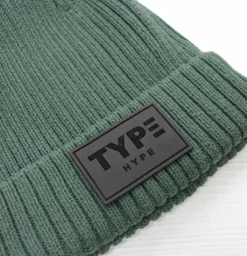 Нашивка "TYPE" 60*40 мм чорного кольору