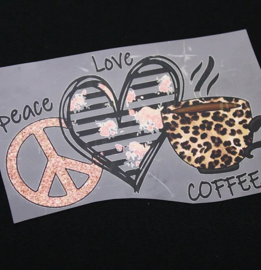Термоналіпка "Peace love coffee" 19*12 см-1