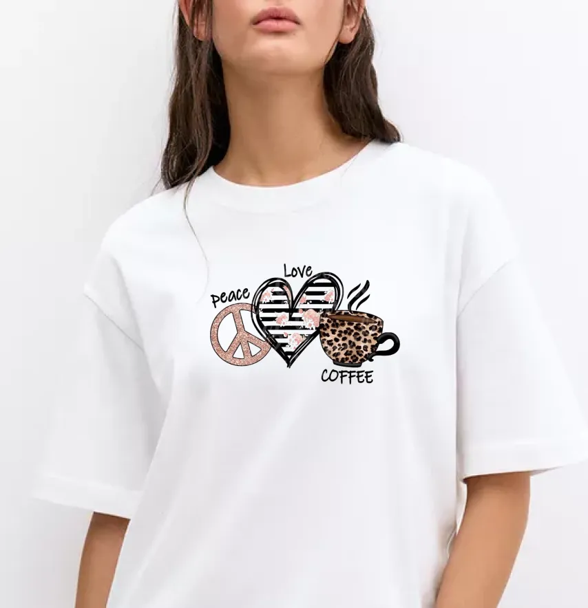 Термоналіпка "Peace love coffee" 19*12 см-2