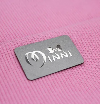 Нашивка светоотражающая "Minni" 40*25 мм серебряного цвета