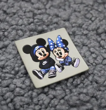Нашивка "MickeyMinnie" 40*40 мм