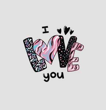 Термоналіпка "I love you" 13*13 см