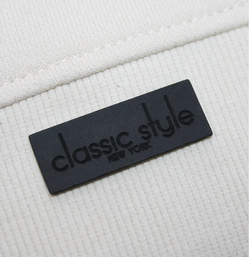 Нашивка "Classiс style" 40*15 мм чорного кольору-0