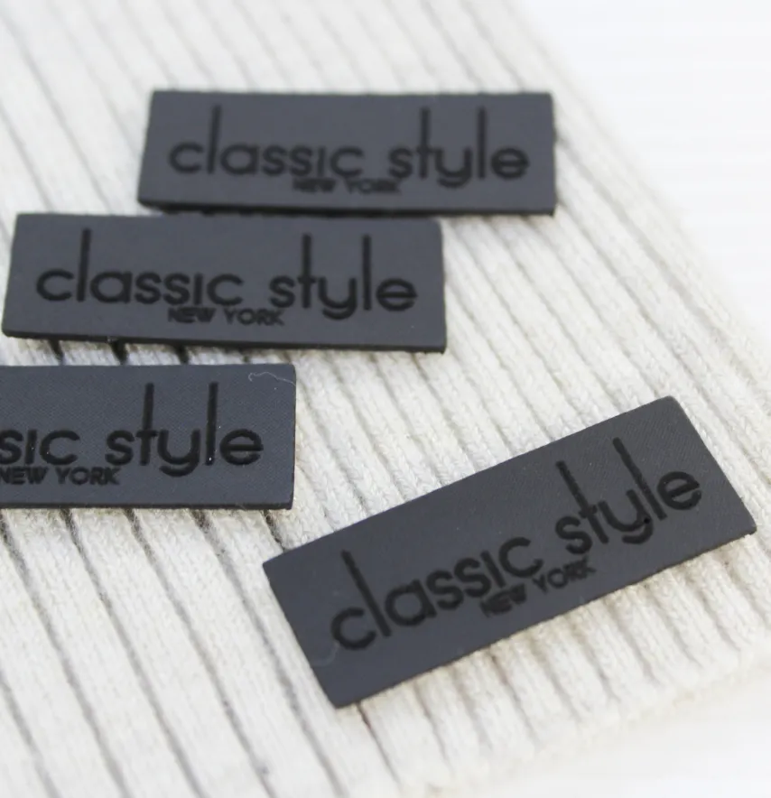 Нашивка "Classiс style" 40*15 мм чорного кольору-2