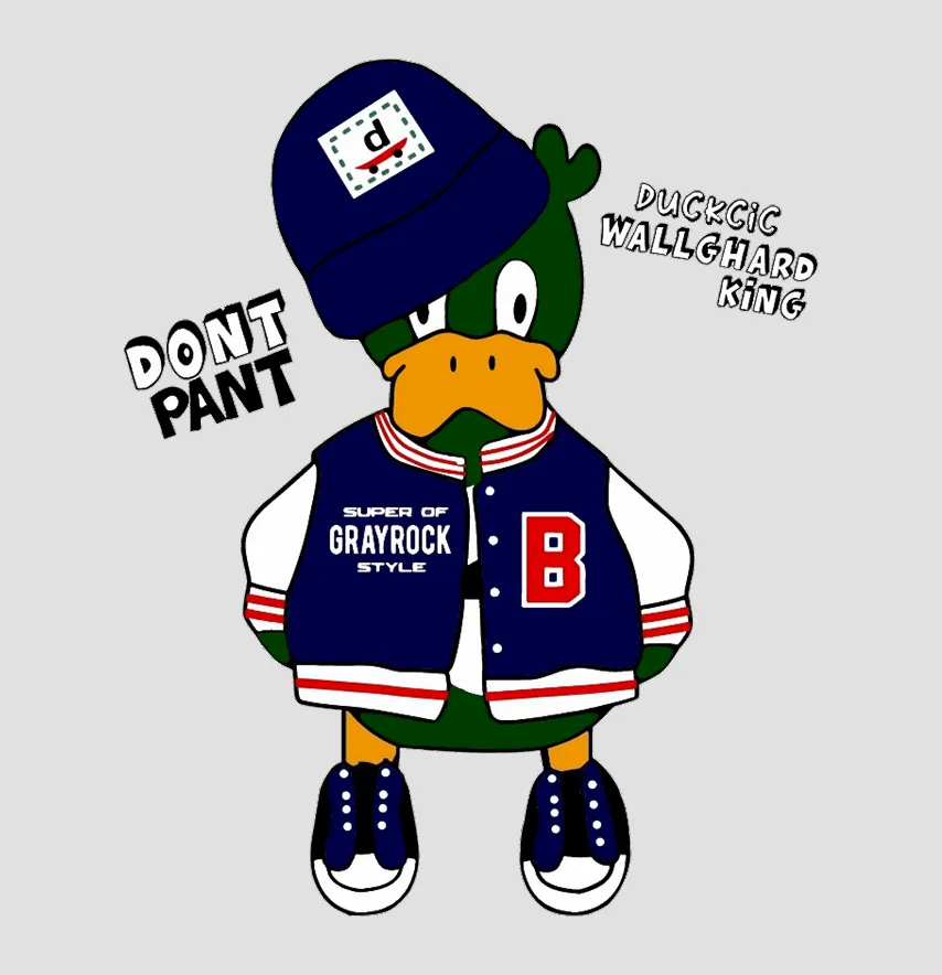 Термонаклейка "Гусь" don't pant 15*19 см-0