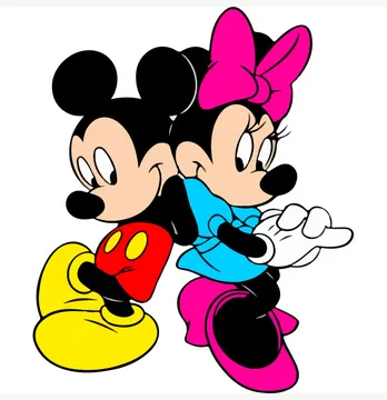Термоналіпка "Mickey Minnie бант" 4,5*6 см
