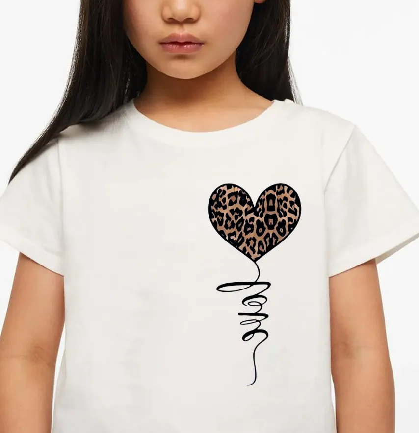 Термонаклейка "Леопардовое сердце" love 11*19 см-1