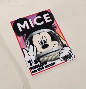 Нашивка тканева "Mice" 15*19 см