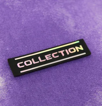 Нашивка "Collection" 60*15мм черного цвета