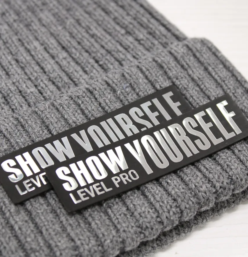 Нашивка "Show Yourself" 80*20 мм чорного кольору-2
