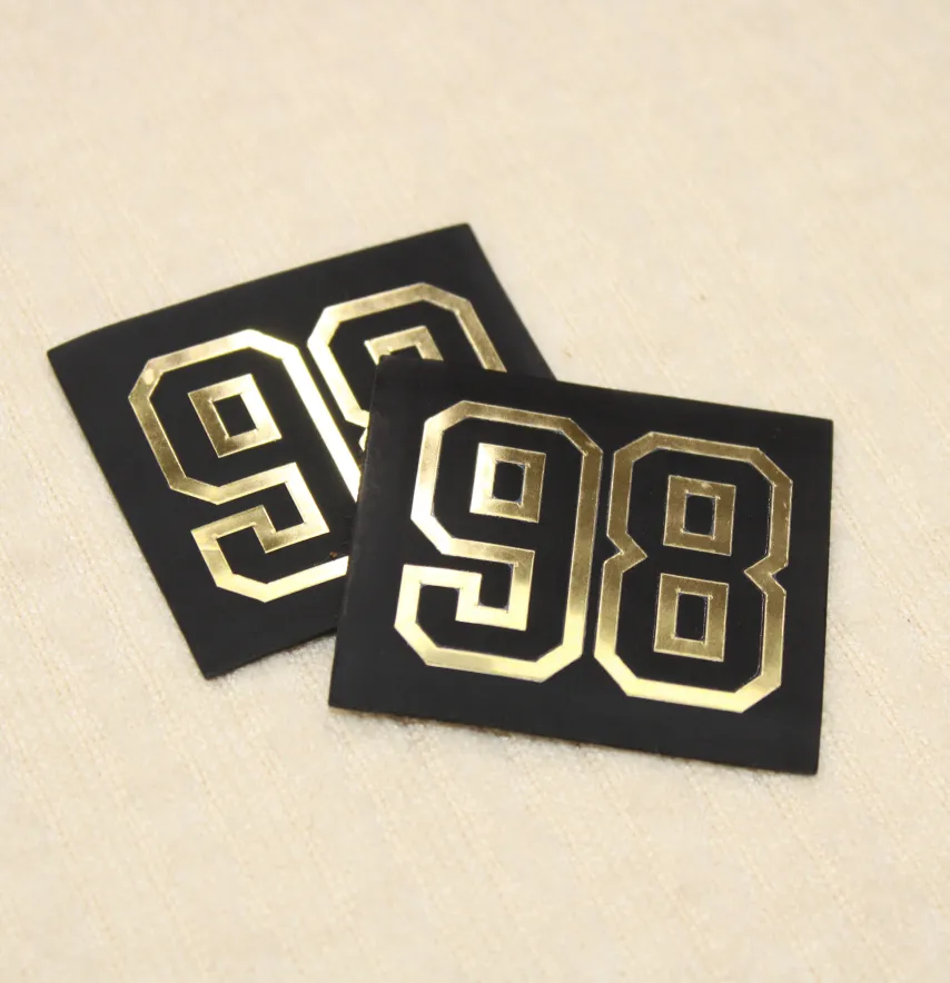 Нашивка "98" 45*50 мм чорного кольору-1