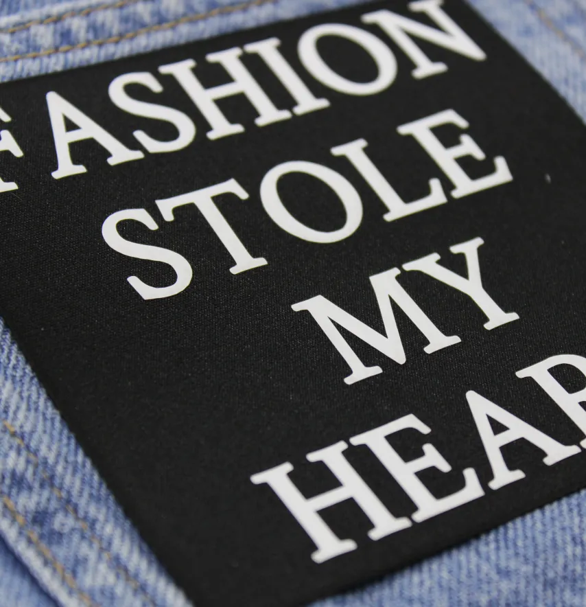 Нашивка "Fashion stole" 100*100 мм чорного кольору-2