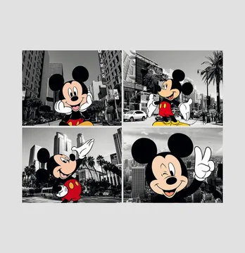 Термонаклейка "Mickey" фоторамка 17,5*22,5 см