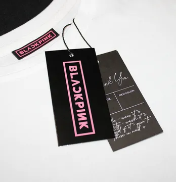Бирка картонная "Blackpink" 50*100 мм