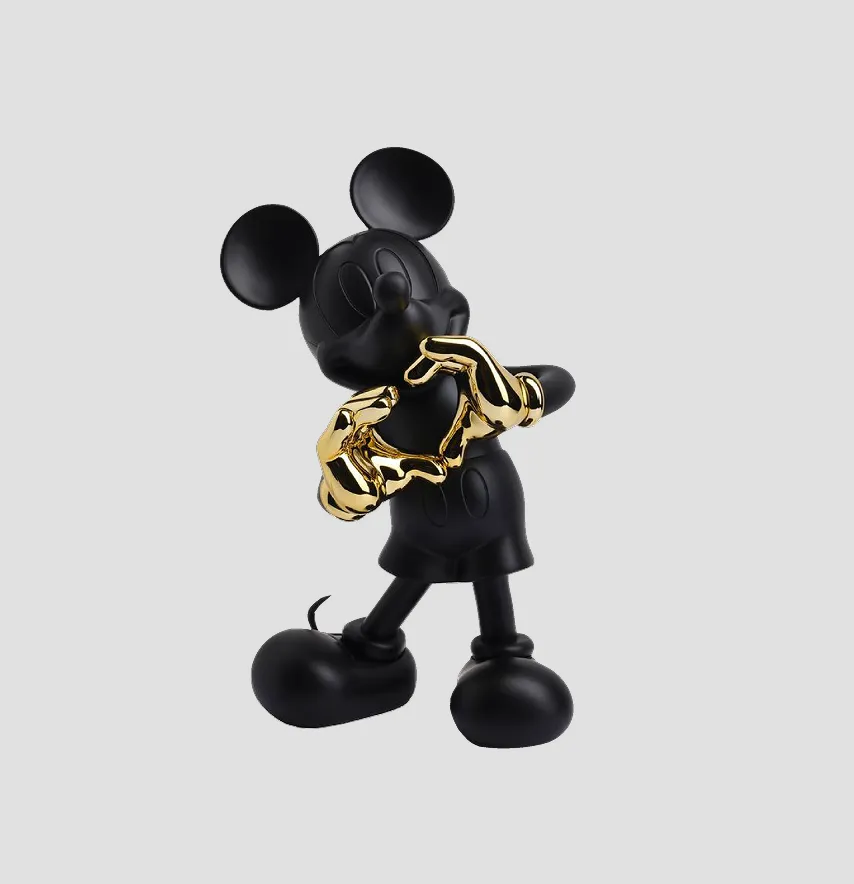 Термоналіпка "Mickey" чорний 11*19 см-0
