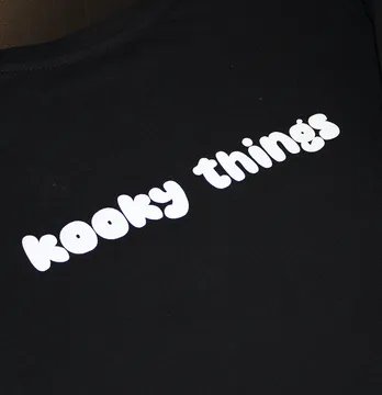 Термоаппликация объемная пуф "Kooky things" 3,5*24 см белого цвета