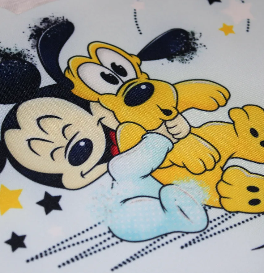 Нашивка тканева фігурна "Mickey Goofy діти" 20 см-1