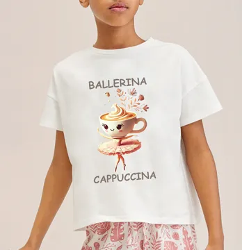 Термоналіпка "Ballerina cappucina" з квітами 14*23 см