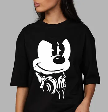 Термонаклейка "Mickey наушники" 28*17,7 см