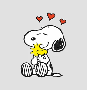 Термонаклейка "Snoopy" 6*8,5 см