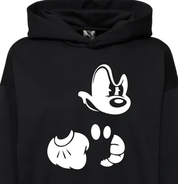 Термонаклейка "Mickey" 23*29 см белого цвета