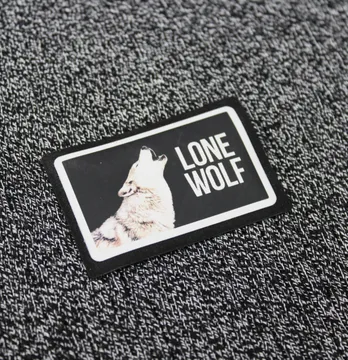Нашивка "Lone Wolf" вовк 60*40 мм