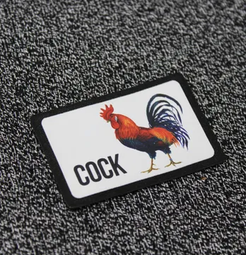 Нашивка "Cock" півень 60*40 мм