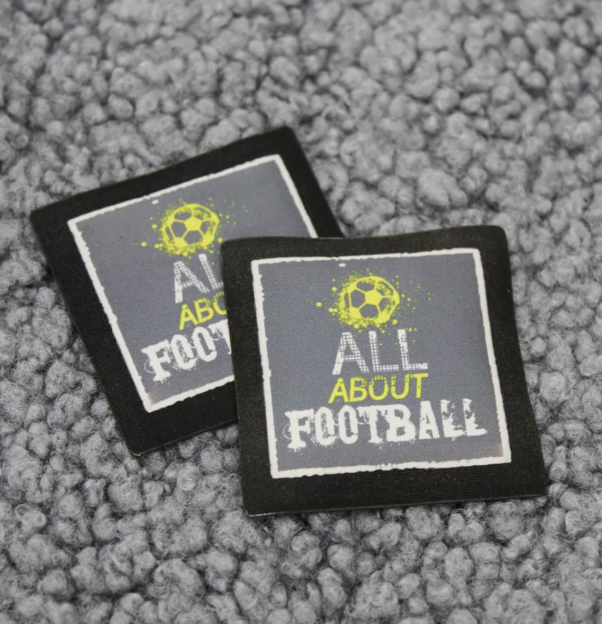 Нашивка "All about football" 45*45 мм-1