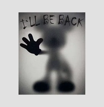 Термонаклейка "Міккі" i'll be back 23*29 см