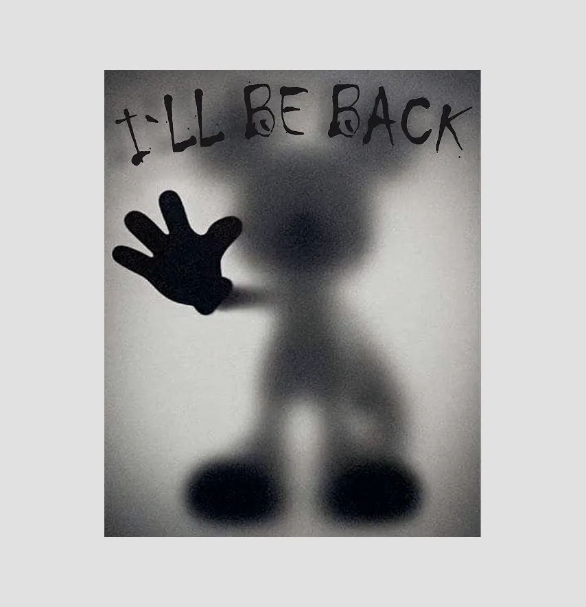 Термоналіпка "Міккі" i'll be back 23*29 см-0