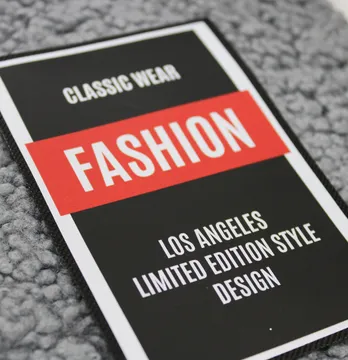Нашивка "Fashion" 120*80 мм черного цвета