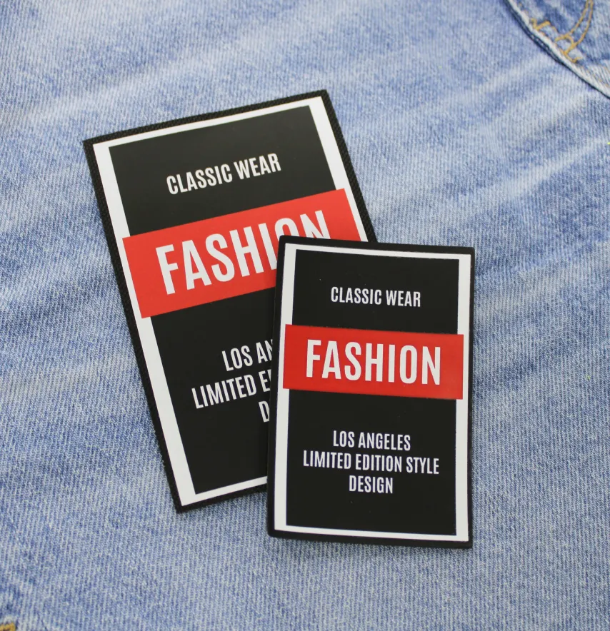 Нашивка "Fashion" 120*80 мм черного цвета-2