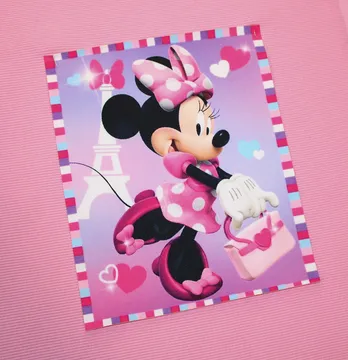 Нашивка тканева "Minnie" з сумочкою 18*22 см 