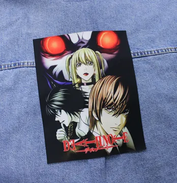 Нашивка тканевая "Deathnote" аниме 18*23 см