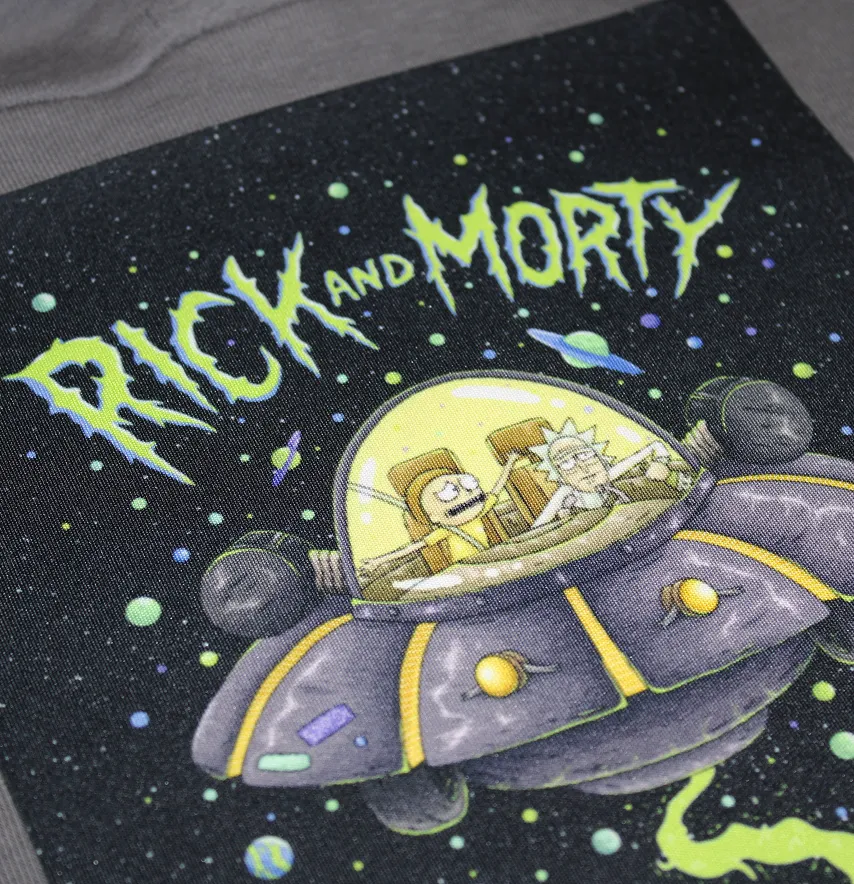 Нашивка тканева "Rick and Morty" 18*23 см -1