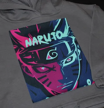 Нашивка тканева "Naruto" обличчя 18*23 см 