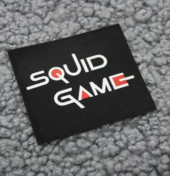 Нашивка "Squid game" игра в кальмара 60*70 мм