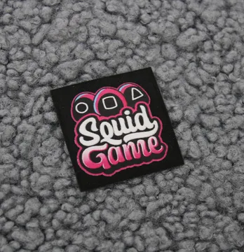 Нашивка "Squid game" гра в кальмара 40*40 мм 