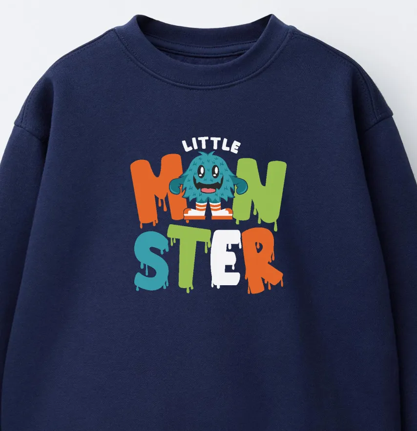 Термонаклейка "Little monster" 14*14 см-1