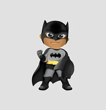Термонаклейка "Batman мальчик" 10*16 см