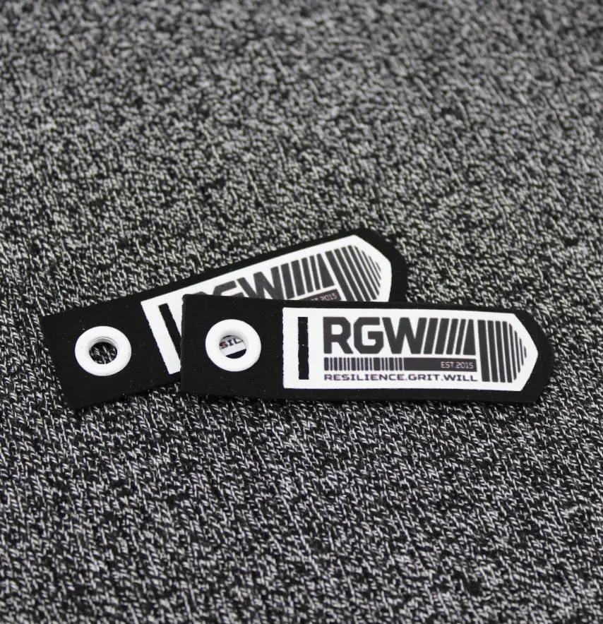 Нашивка "RGW" 65*20 мм черного-белого цвета-1