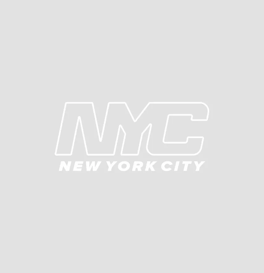 Термоналіпка "NYC new york city" 6*2,7 см білого кольору-0